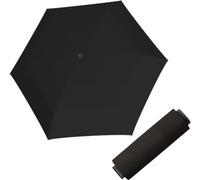 Doppler Fiber Mini Compact uni Black - parapluie pliant femme