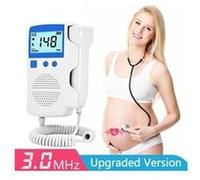 Doppler fœtal 3. 0mhz détecteur de fréquence cardiaque pour bébé prénatal moniteur pour bébé détecteur à ultrasons portable pour le fœtus G