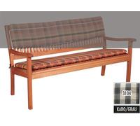 Doppler Housse pour banc de jardin 2 places 110x45cm D 3104 Carreau gris
