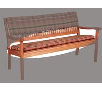 Doppler Housse pour banc de jardin 2 places 110x45cm Des. 24 Carreaux terra