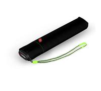 Doppler Mixte Adulte, Knirps US.050 ultra light slim manual neon, Noir, Taille Unique