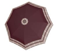doppler Parapluie canne rouge pour femme - Fiber Flex Long AC Timeless Hahnentritt 240876