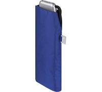 doppler Parapluie de poche en acier carbone slim uni - Format pratique - Léger - 22 cm, Bleu océan., 90 cm