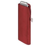 Parapluie de Poche Doppler Carbonsteel Slim Uni - Taille Pratique - Très léger - 22 cm - Rouge