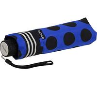 Doppler Parapluie de poche Fiber Havana Mix-Up Bleu, bleu, 92 cm