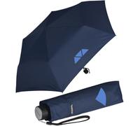 Doppler Parapluie de poche Havanna Kids Reflex pour enfant, Bleu marine