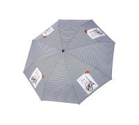 doppler Parapluie de poche noir blanc pour femme - Fiber Magic Take Me To Paris 264656