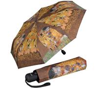 Doppler Parapluie de poche pour femme avec ouverture et fermeture automatique Magic Fiber, Le baiser, 99 cm