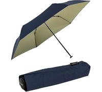 Doppler Parapluie de poche zero99 Ultra Sun - Bleu profond ivoire UV | Petit parapluie léger | Mini parapluie | Protection UV