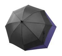 Doppler Parapluie 'Fiber Long' bleu roi / anthracite, Taille One Size