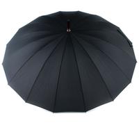 Doppler Parapluie London pour homme, Noir (Black), Länge ca. 89 cm, Durchmoisser ca. 5 cm, 16-Kantschirm mit besonders schönem Schirmdach, Noir (Black), Länge ca. 89 cm, Durchmoisser ca. 5 cm,