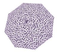 Doppler Parapluie pliant - Ouverture et Fermeture Automatiques - Tissu pongé - Convient pour un Sac a dos Voyage - 8 baleines en fibre - Voyage Accessoires - Toile de 98 cm - Feuilles indigo