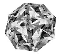 Doppler Parapluie pliant - Ouverture et Fermeture Automatiques - Tissu Pongé Imperméable - Convient pour un Sac a dos Voyage - 8 baleines en fibre - Voyage Accessoires - Toile de 98 cm - Dualité