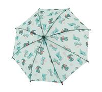 Doppler Parapluie pour enfant Dino - Parapluie pour enfants - Petit et léger - Avec bande de fermeture - Parapluie pour garçons et filles - Protection contre la pluie, Turquoise., S