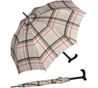 Doppler Parapluie solide avec poignée Fritz, Beige - 82 cm, 93 cm