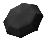 Doppler Parapluie de poche Fiber Golf Trekking – super léger, avec boucle d'épaule – Noir