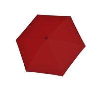 Doppler Parapluie Zero Large en rouge - de poche à ouverture manuelle ultra léger - avec sac - Compact & résistant aux tempêtes