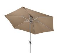 Doppler Parasol Active Auto Tilt Ø 280 cm - manivelle avec inclinaison automatique, protection UV SPF 50+, polyester résistant aux intempéries, armature en aluminium