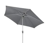 Doppler Parasol Active Auto Tilt Ø 280 cm - manivelle avec inclinaison automatique, protection UV SPF 50+, polyester résistant aux intempéries, armature en aluminium