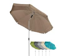 Doppler Parasol Active Tilt Ø 200 cm - système coulissant automatique pratique, réglable en hauteur, protection UV SPF 50+, polyester résistant aux intempéries, armature en acier argenté
