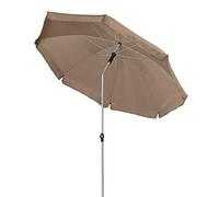 Doppler Parasol Active Tilt Ø 200 cm - système coulissant automatique pratique, réglable en hauteur, protection UV SPF 50+, polyester résistant aux intempéries, armature en acier argenté