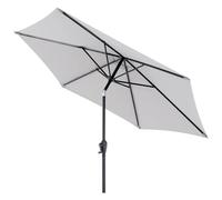 Doppler Parasol Jack, 250 cm, Gris Clair