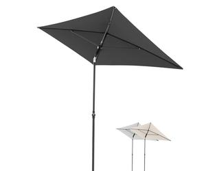 Doppler Parasol Rethink, rPET, 180x120 cm, Gris foncé