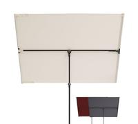 Doppler Pare-soleil pour balcon I 170x130cm I Protection solaire pour balcon & terrasse I Protection visuelle flexible I Parasol rectangulaire & pivotant I Parasol de jardin pour balcon