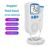 Doppler Prénatal Portable, Sonde 3mhz, Moniteur De Battements De C¿Ur Pour Bébé, Écran Lcd, Détecteur De Battements De C¿Ur Pour Femme Enceinte