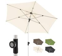 Doppler Push Up Parasol SL-AZ 220 - Ideal for The Balcony Or Garden - Approx. 220 cm - Foldable - Nature 416579820AZ