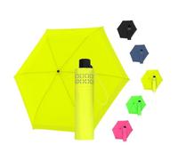 Doppler Safety Reflect parapluie en couleurs néon I avec bord réfléchissant & ouvre-mains I avec sac assorti I de poche léger pour les déplacements
