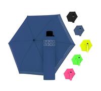 Doppler Safety Reflect parapluie en couleurs néon I Parapluie avec bord réfléchissant & ouvre-mains I Mini parapluie avec sac parapluie assorti I Parapluie de poche léger pour les déplacements