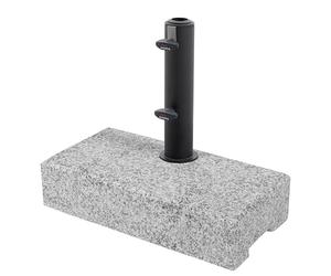 Doppler Socle de Balcon Granit 25kg avec poignée I Pied de Parasol pour parasols avec Un ø Max. de 200cm & Un diamètre de Tube de 2,5-4,8cm I Pied de Parasol Robuste pour terrasse ou Balcon