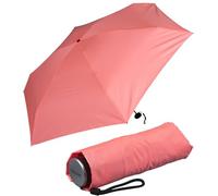 Doppler Super Mini Fiber Compact Parapluie de poche léger et petit, Corail fluo, 92 cm, minimaliste, moderne