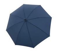 Doppler Superstrong Long Grand Parapluie Canne Automatique, Bleu marine