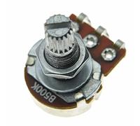 Dopro 10 pcs 16 mm Base Mini pots de guitare avec axe fendu pour guitare potentiomètres Long 18mm Shaft B500K