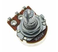 Dopro 10 pcs 16 mm Base Mini pots de guitare avec axe fendu pour guitare potentiomètres Short 15mm Shaft A500K