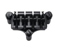 Dopro Chevalet de basse 4 cordes en alliage de zinc 3 points pour Epi Thunderbird/EB Bass/SG Bass Noir