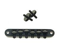 Dopro Chevalet de guitare Tune-O-Matic pour Gibson Les Paul, SG, ES Dot, Gretsch Bigsby T-O-M avec poteaux M4 Noir