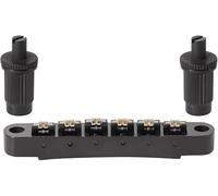 Dopro Chevalet Tune-O-Matic pour guitare Epiphone Les Paul, SG, Dot, Bigsby avec tiges filetées M8 Noir