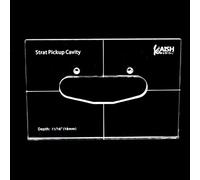 Dopro Gabarit de routage en acrylique à bobine simple pour corps de guitare Strat