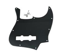 Dopro Jazz Bass J Bass Pickguard pour guitare Jazz Bass 4 cordes USA/Mexique Noir 3 plis (BWB)