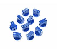Dopro Lot de 10 boutons de pédale d'ampli avec vis Bleu