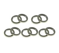 Dopro Lot de 10 écrous à bascule moletés pour guitare Switchcraft 38,8 mm