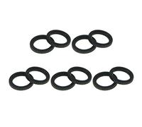 Dopro Lot de 10 écrous à bascule moletés pour interrupteur Switchcraft Noir 38,1 x 81,3 cm