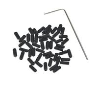 Dopro Lot de 100 vis métriques M3 x 6 mm pour chevalet de guitare Noir