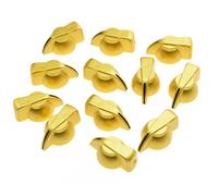 Dopro Lot de 12 écrous chicken-head amplificateur pour guitare bouton pointeur vintage Flat Top doré