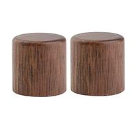 Dopro Lot de 2 boutons de contrôle en bois de noyer pour guitare basse