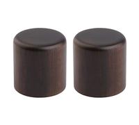 Dopro Lot de 2 boutons de contrôle en bois de style télé pour guitare, basse, bois de rose