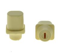 Dopro Lot de 2 boutons de sélecteur de micro vintage pour télécommande américaine Tele/Telecaster Noir/ivoire/blanc